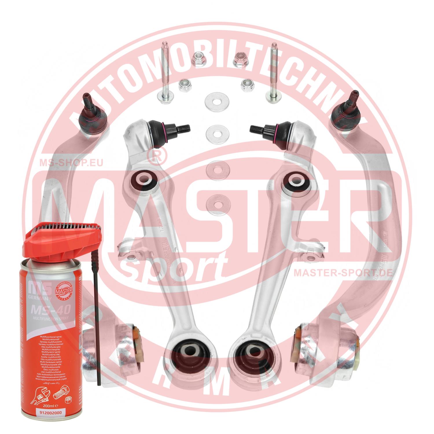 MASTER-SPORT GERMANY 37127-KIT-MSP PROMO Σετ τιμονιού, ανάρτηση τροχών Mπροστινός άξονας δεξιά κάτω μπροστινός άξονας Μπροστινός